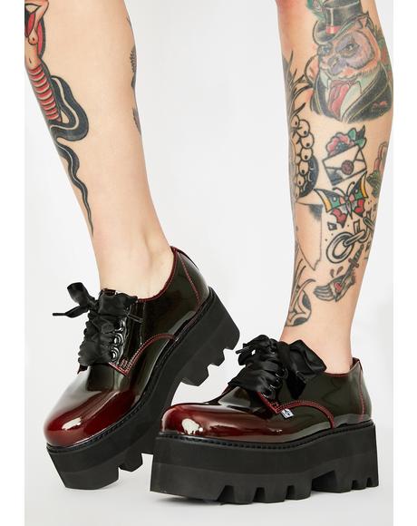 dr martens 1461 rainbow patent platform