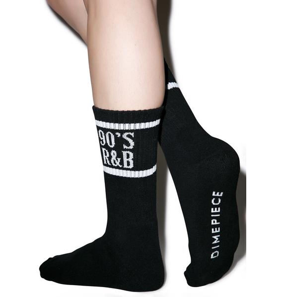 Dimepiece 90s R&B Socks | Dolls Kill