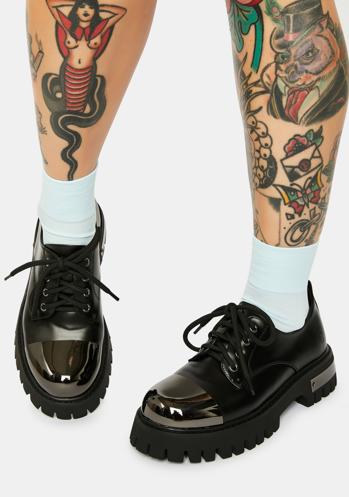 Koi Footwear Shelob Steel Cap Oxfords Dolls Kill