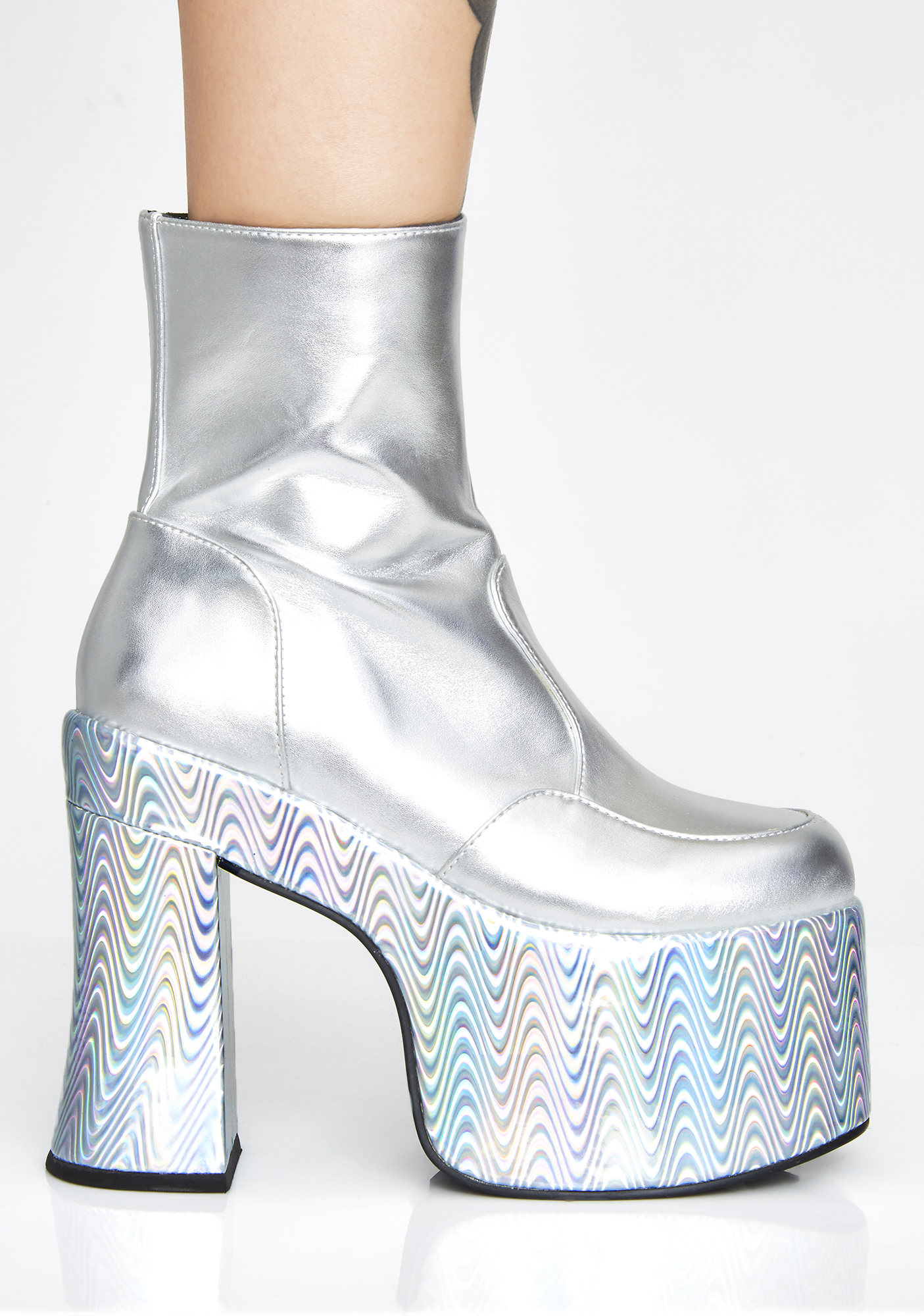 disco platform boots