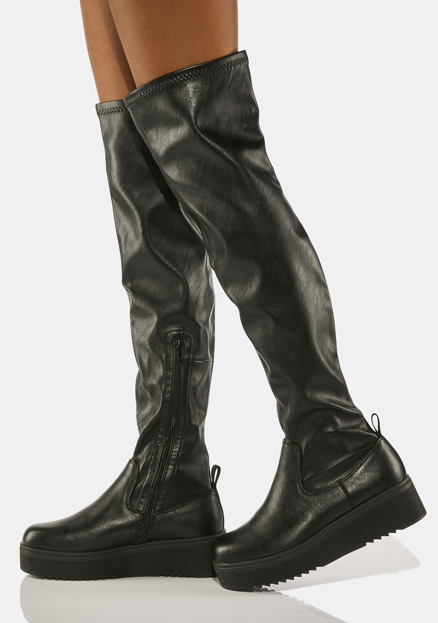 koi couture knee high boots