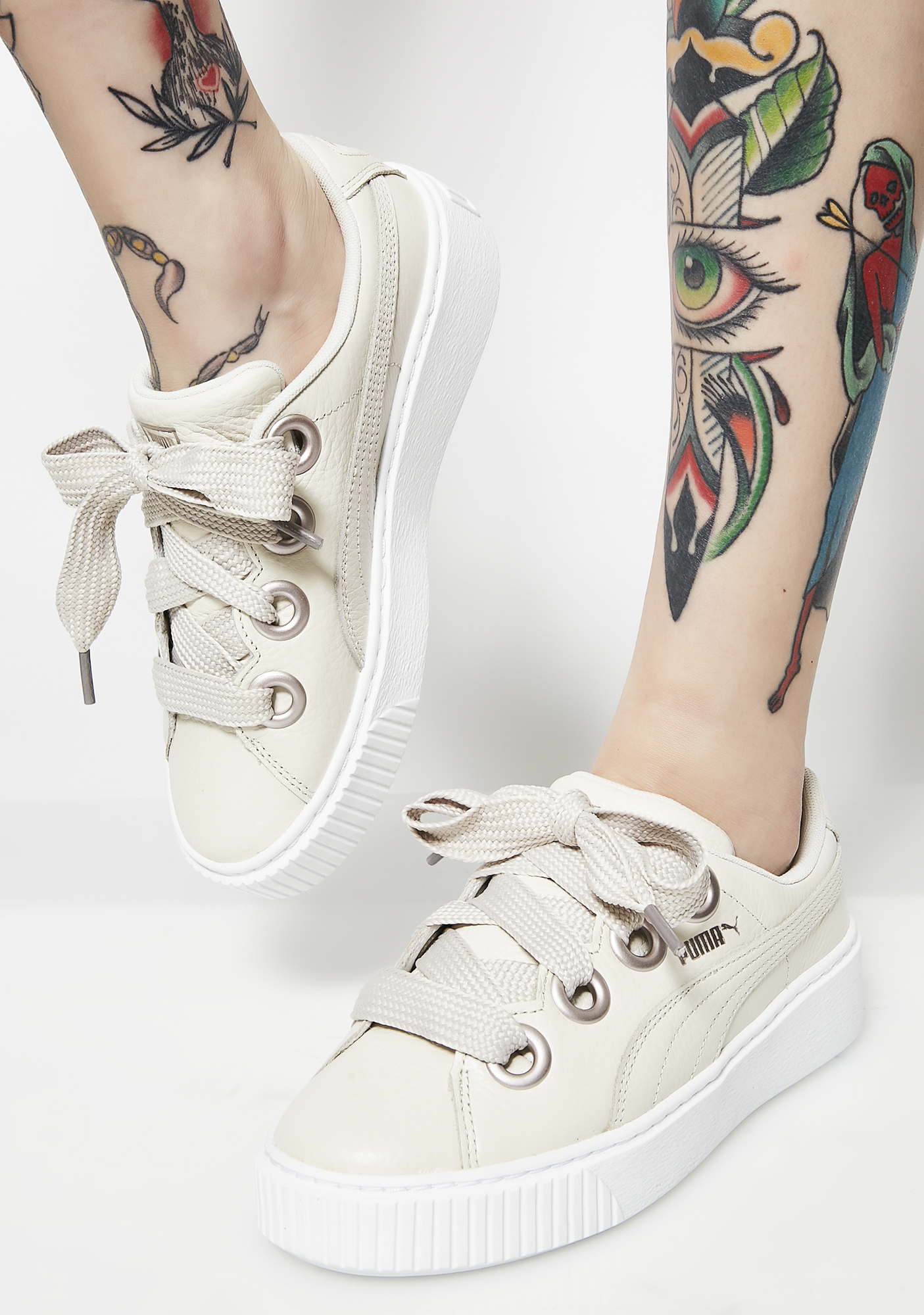 puma platform kiss lea