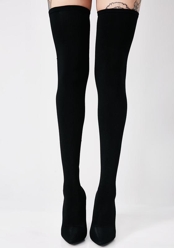 stocking thigh high boots