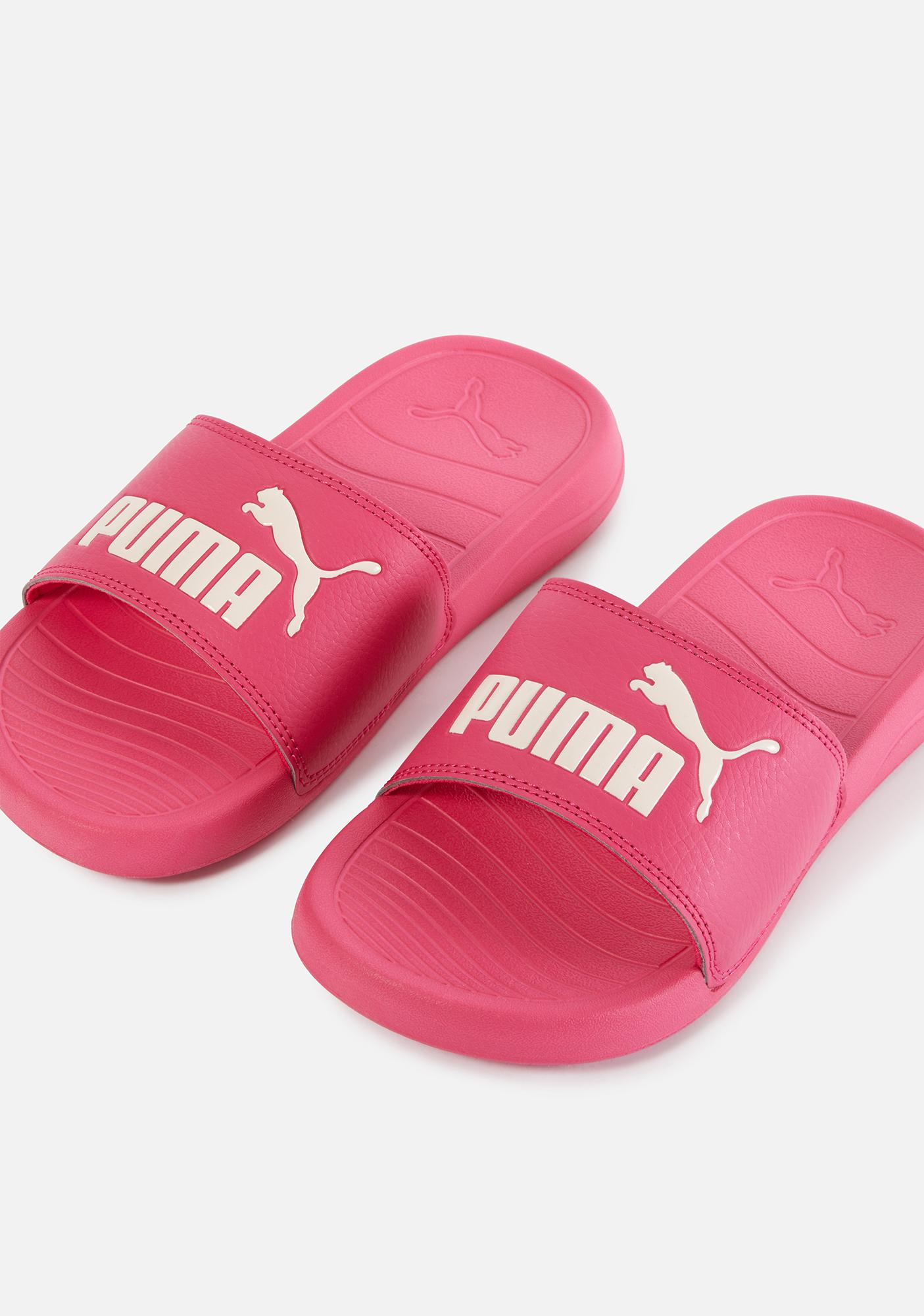 puma baby pink slides