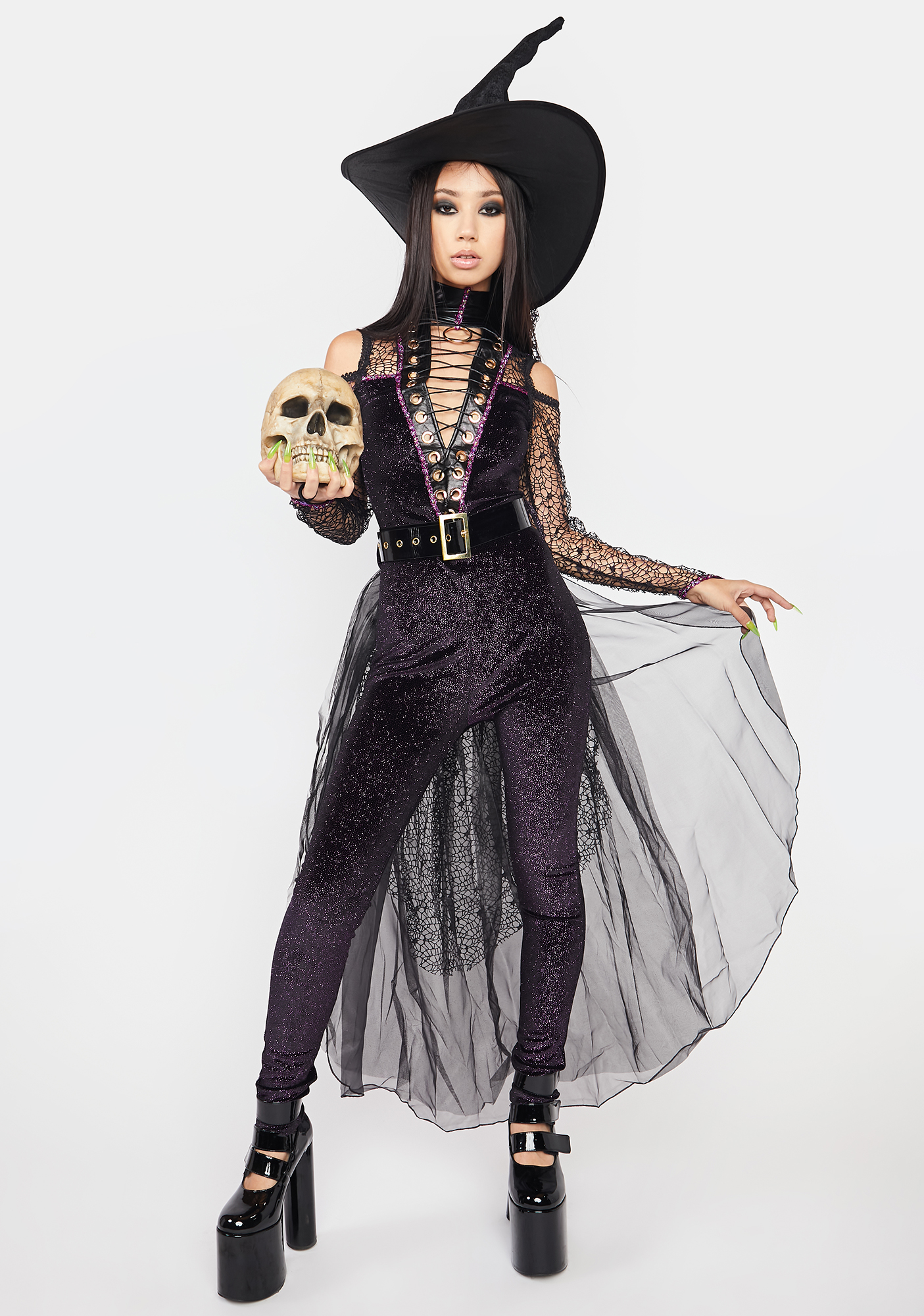 Halloween Violet Witch Costume - Purple | Dolls Kill