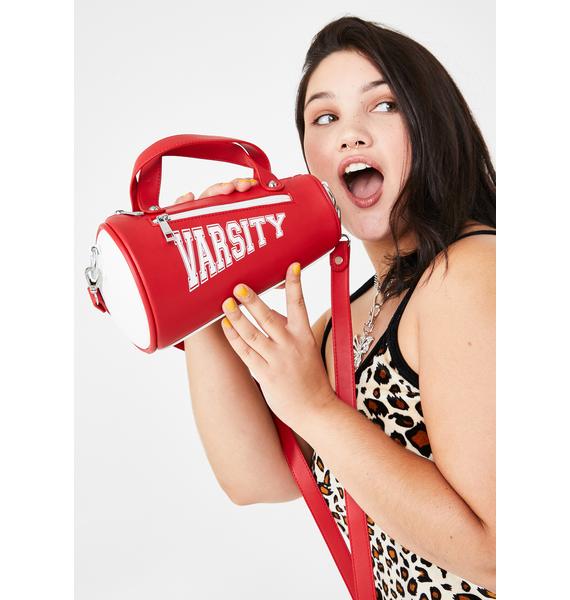 Delia's Varsity Megaphone Crossbody Bag Dolls Kill