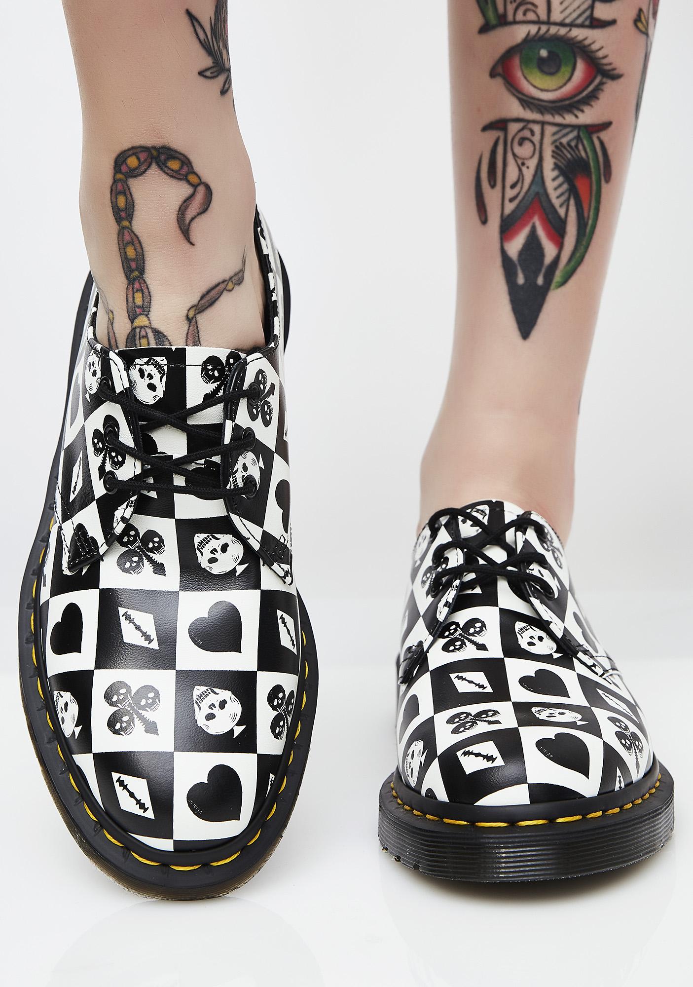 dr martens 1461 playing card