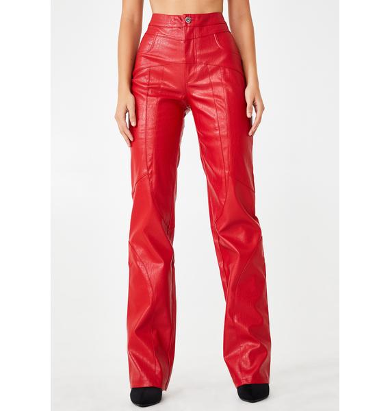 i am gia red pants