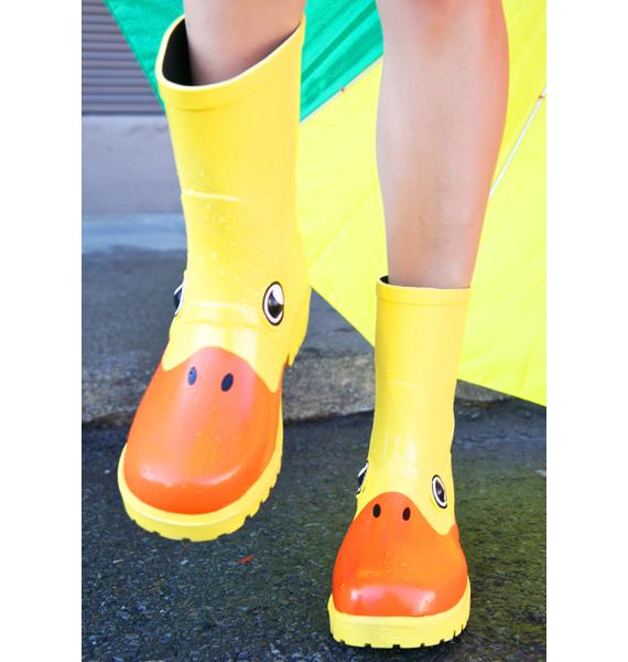 Juju Shoes Duck, Duck Rain Boots Dolls Kill