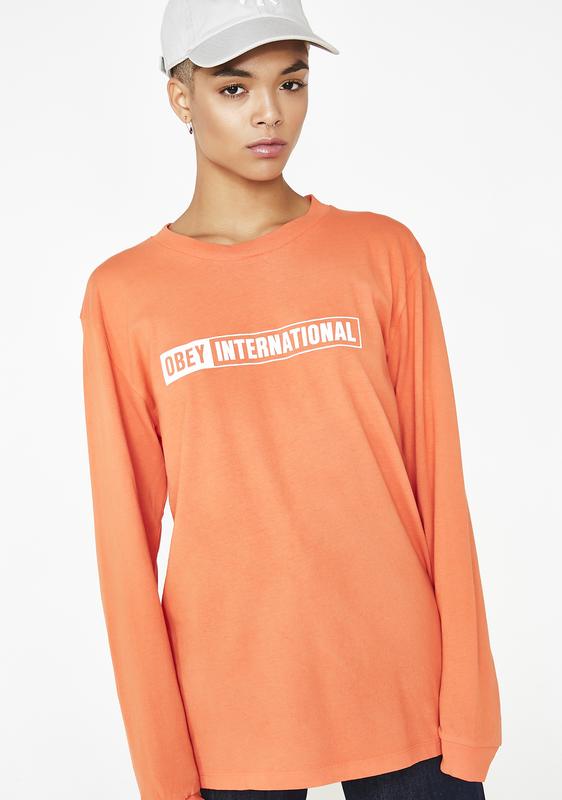 obey international t shirt