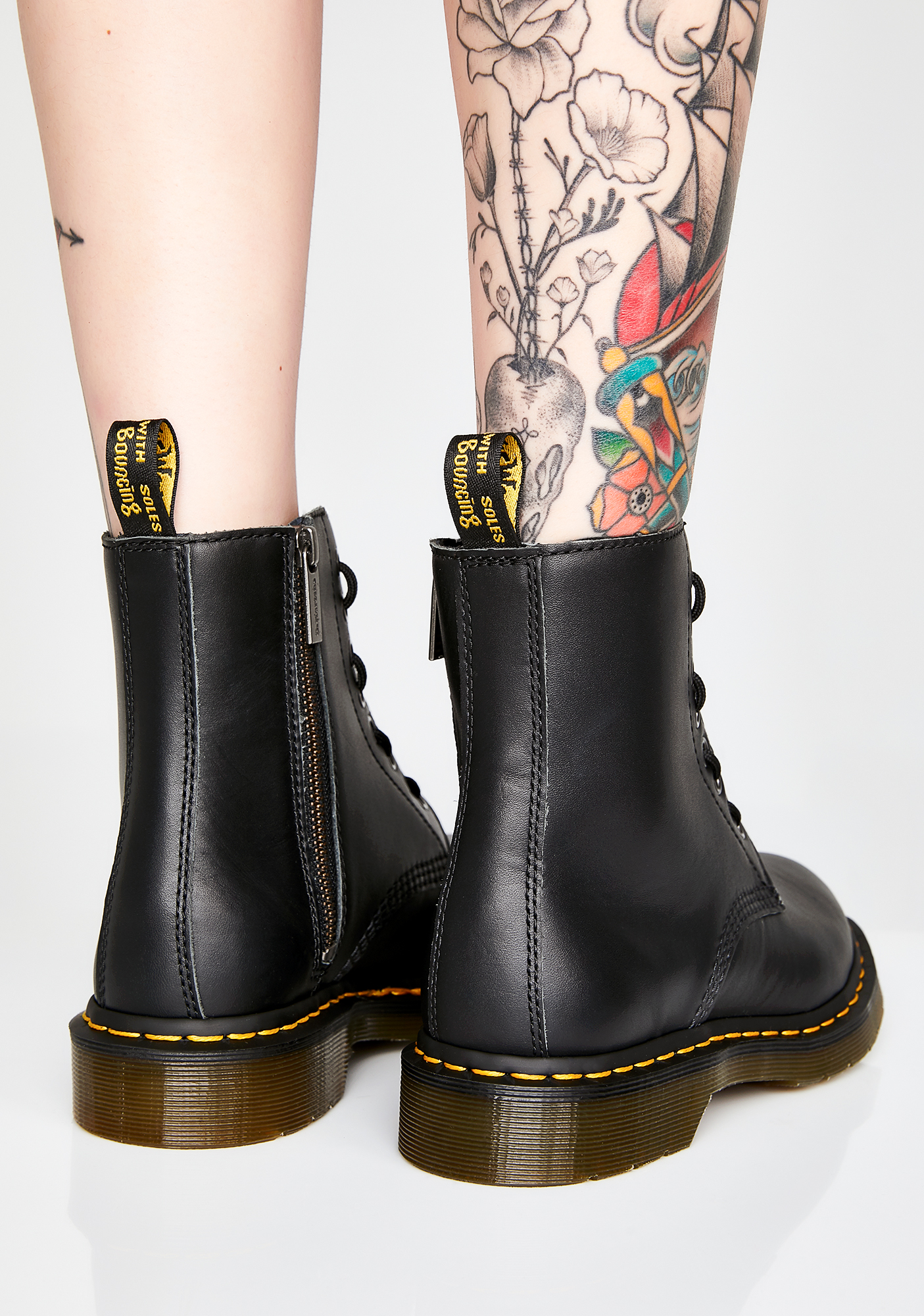 dr martens zipper front
