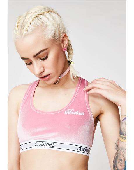 Badass Velvet Sports Bra