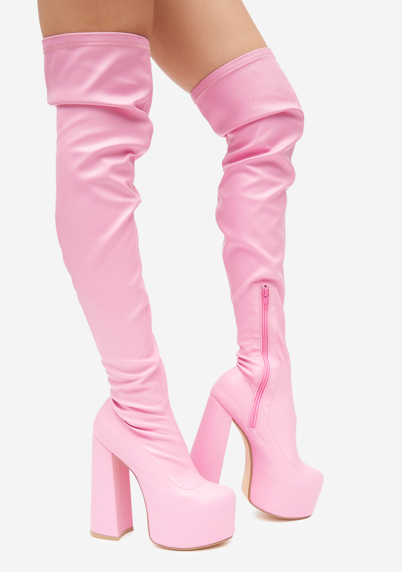 Lemon Drop by Privileged Pink Havasu Platform Boots | Dolls Kill