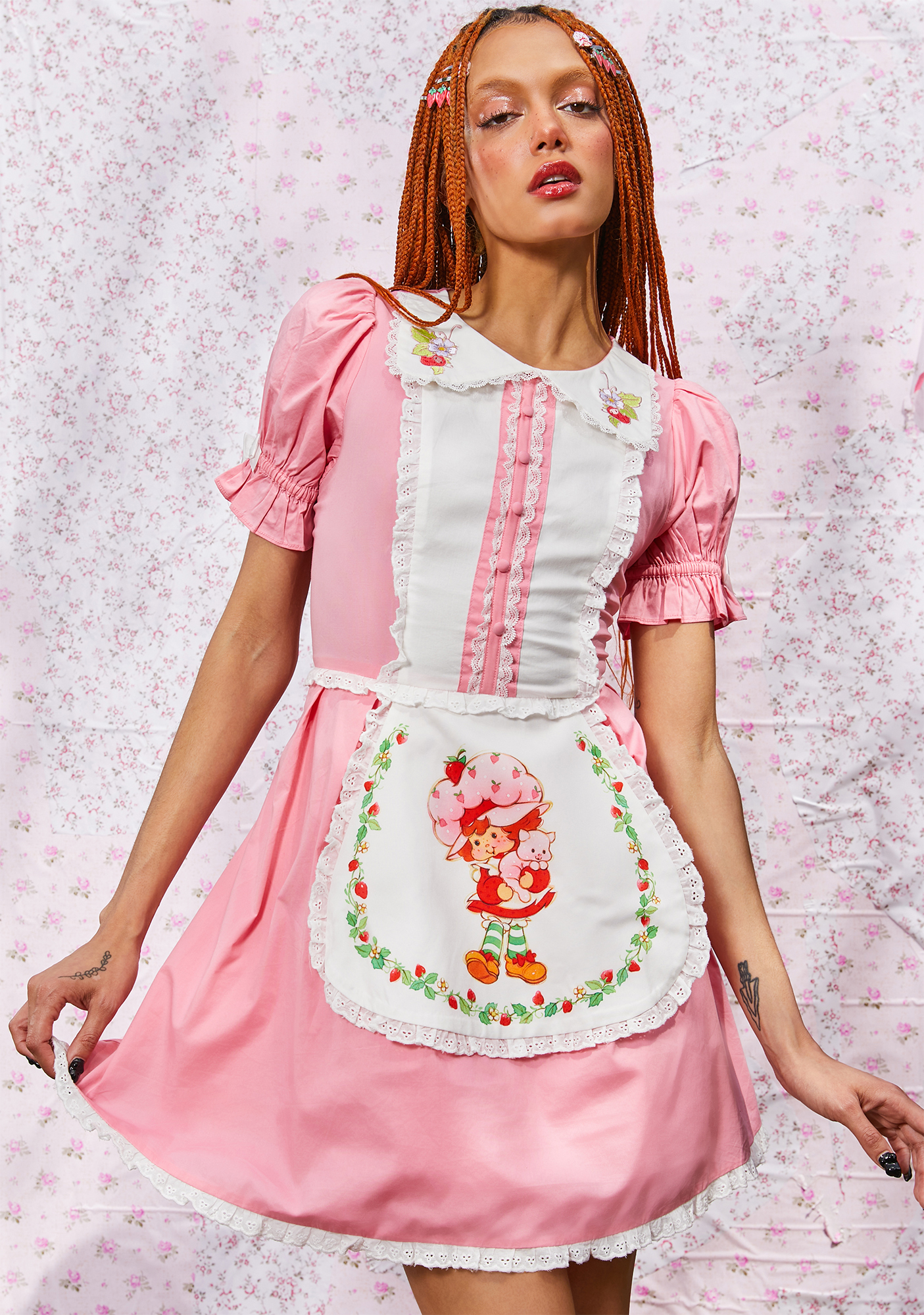 dolls-kill-x-strawberry-shortcake-collared-mini-dress-with-apron-pink