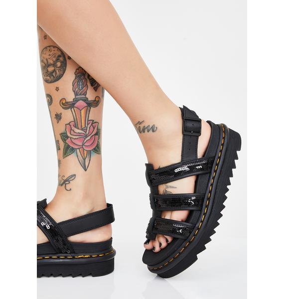 Dr. Martens Yelena Sequin Sandals | Dolls Kill