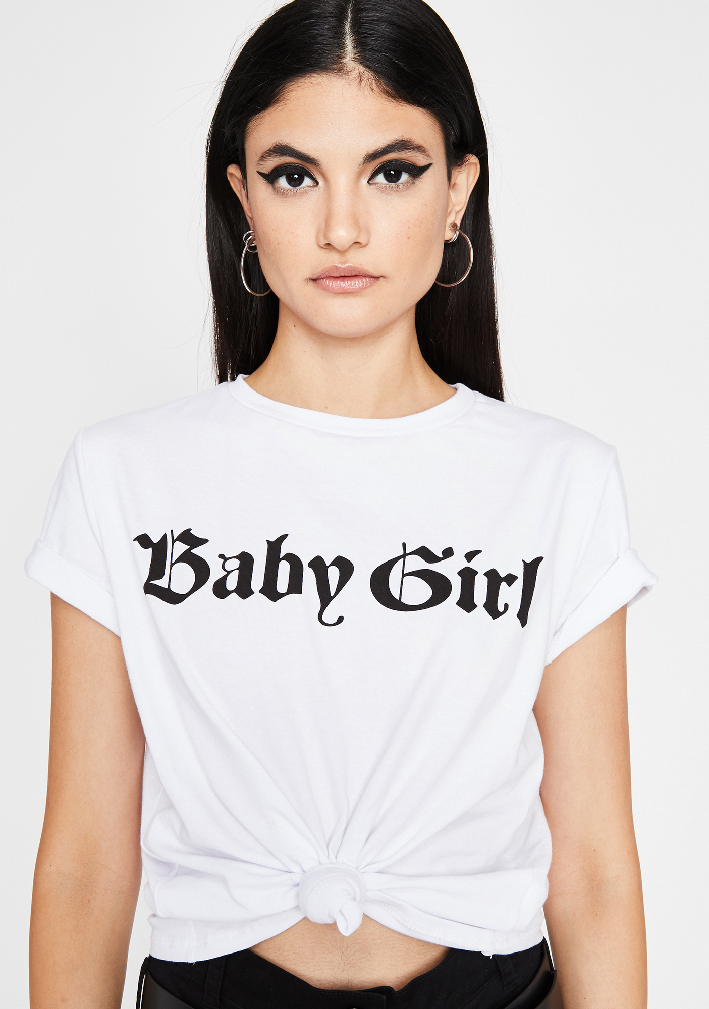 Graphic Tee Baby Girl White Short Sleeve Dolls Kill