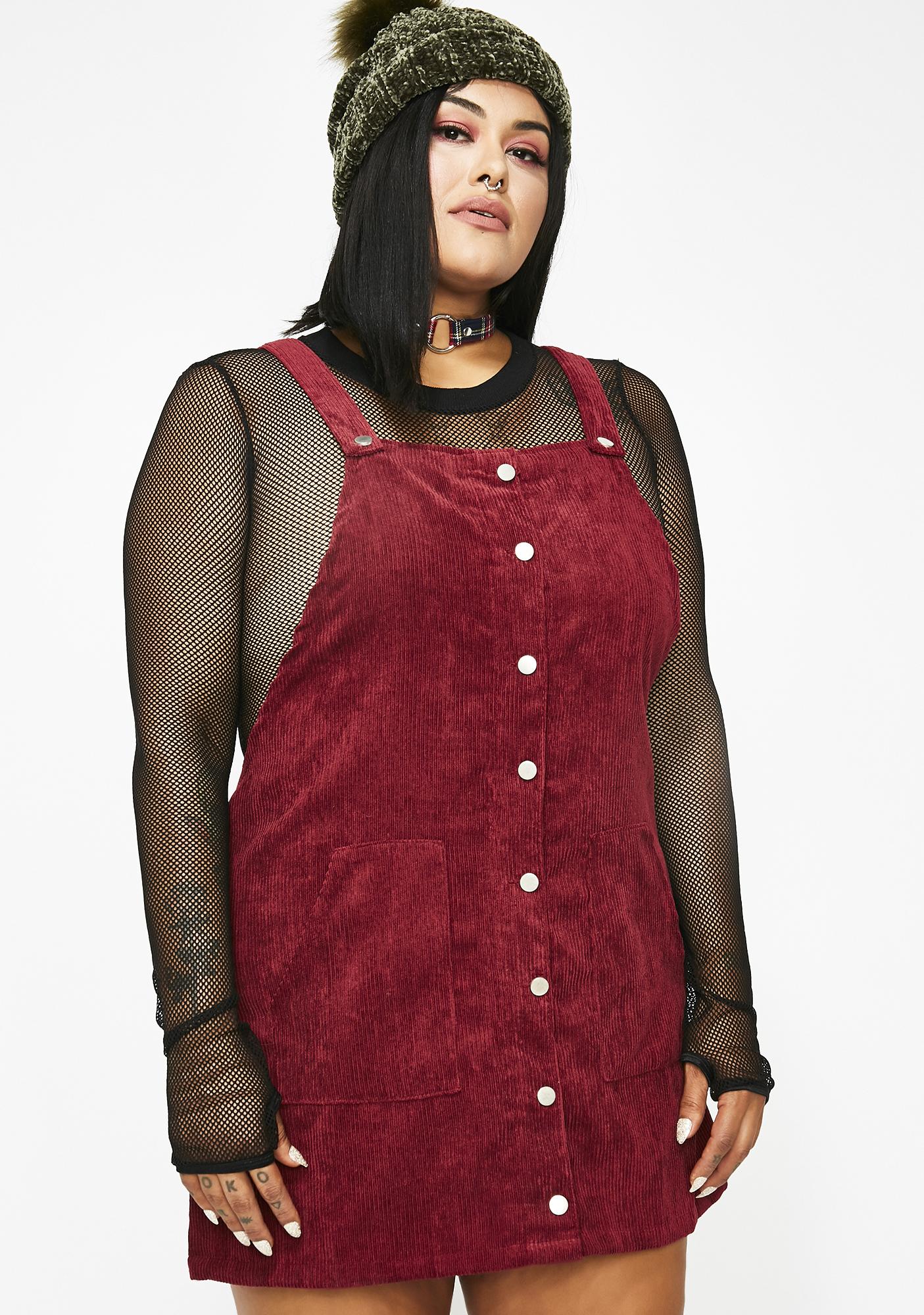 plus corduroy dress