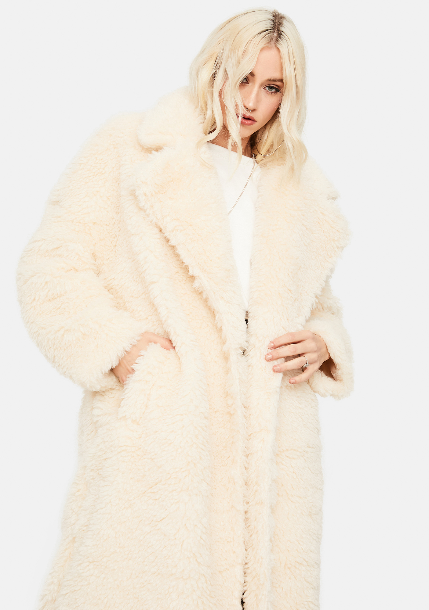 glamorous teddy coat