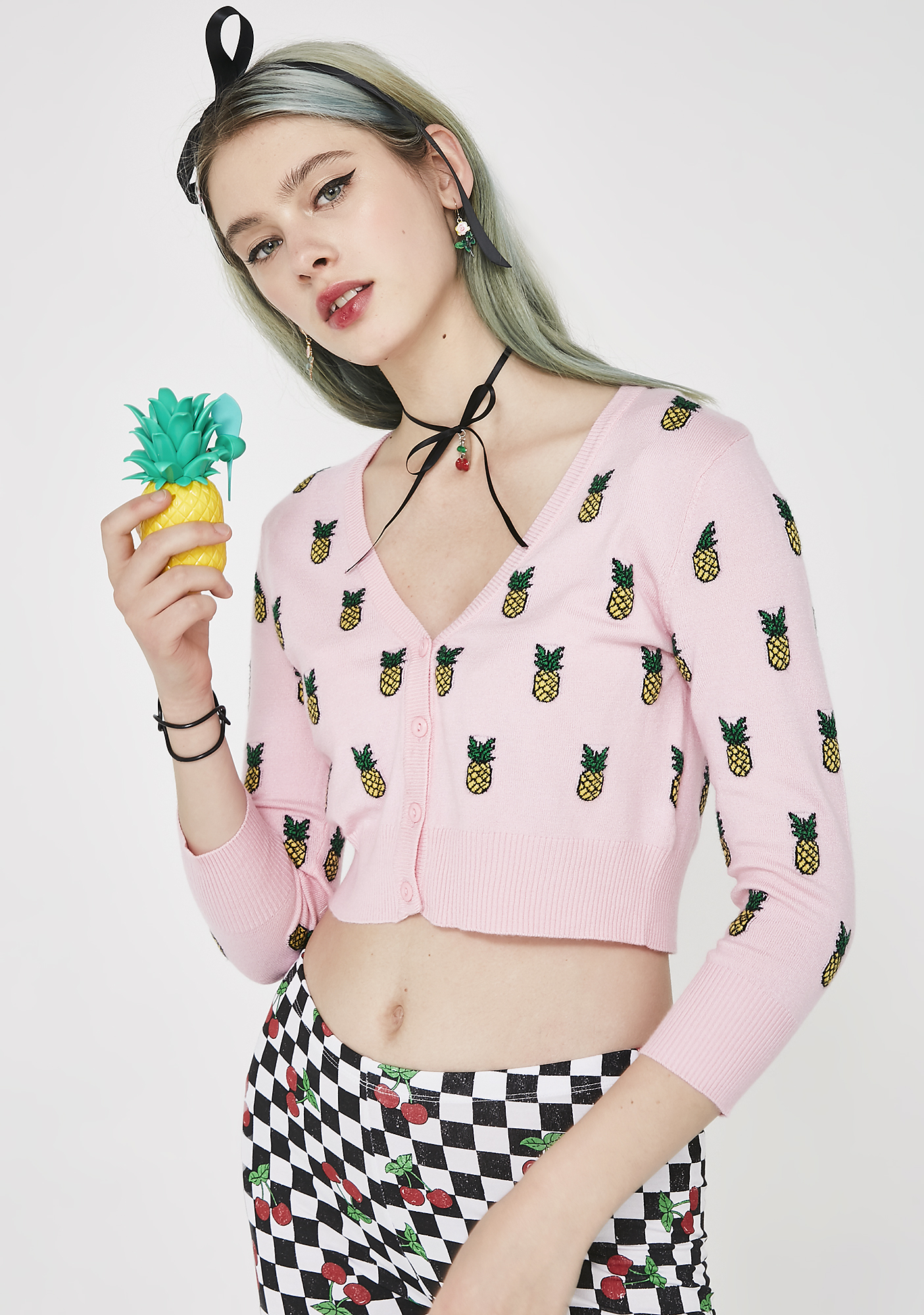 pineapple cardigan