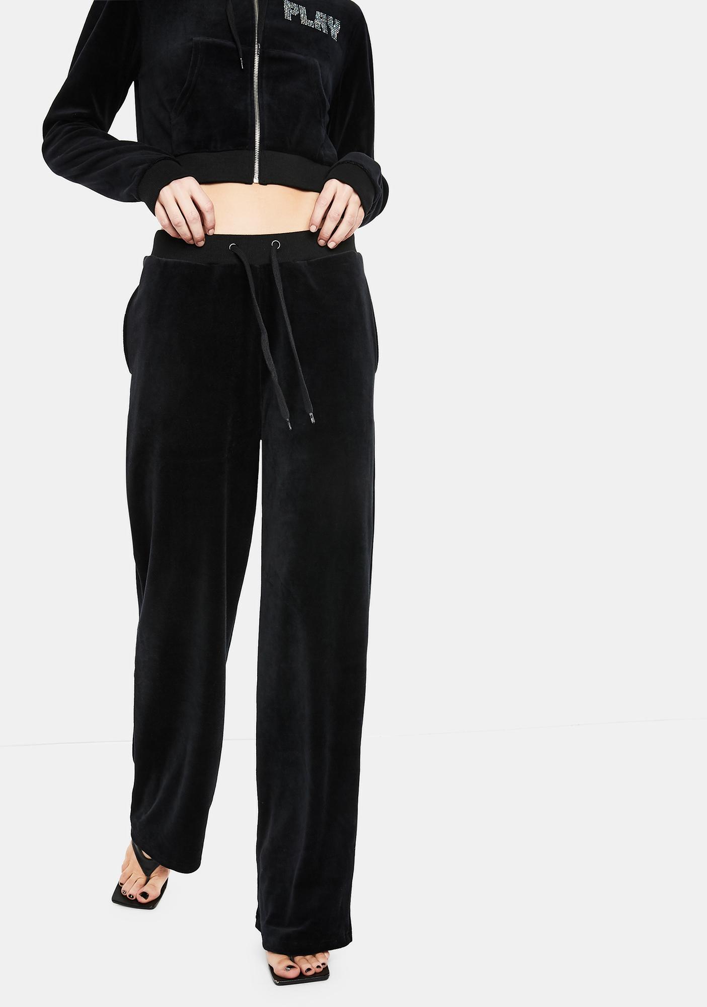 velour rhinestone tracksuits