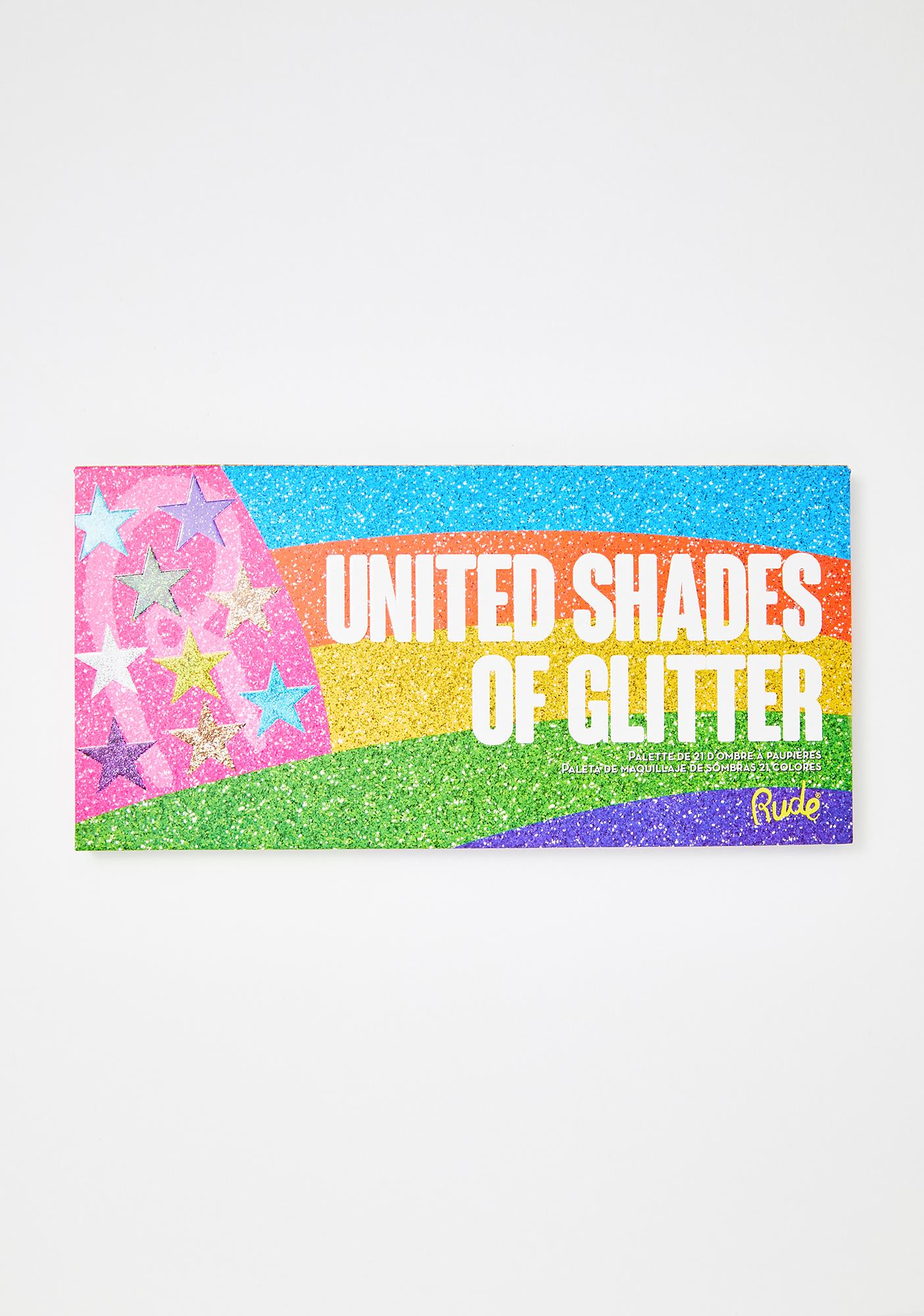 Rude Cosmetics United Shades Of Glitter Eyeshadow Palette Dolls Kill
