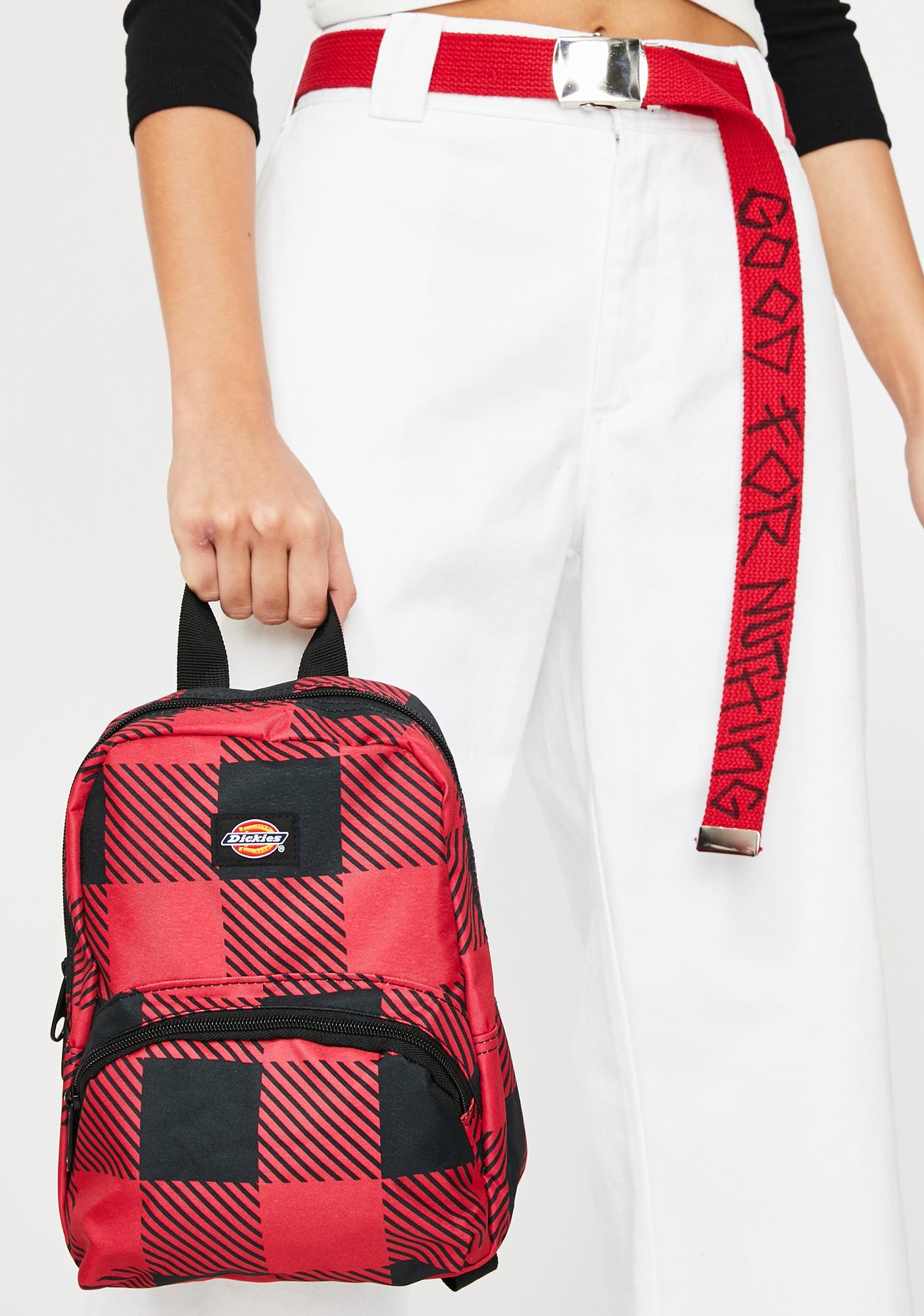 Dickies Buffalo Plaid Mini Backpack Dolls Kill