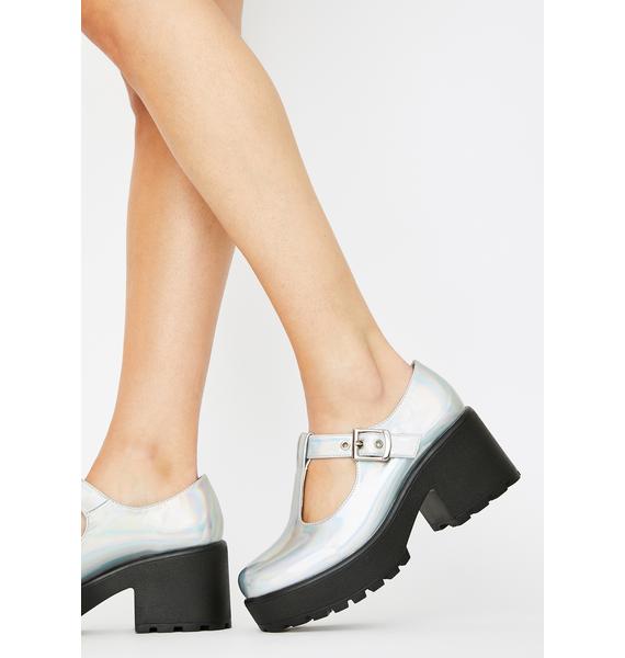 holographic mary janes