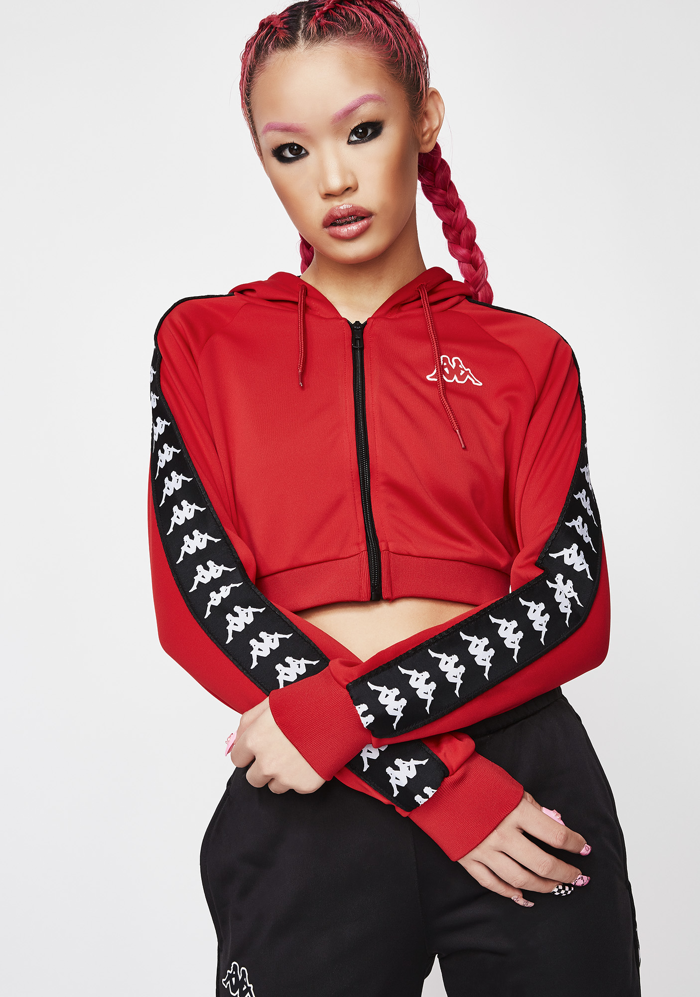 cropped kappa jacket