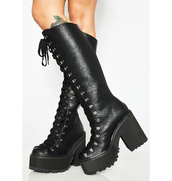 knee high boots afterpay