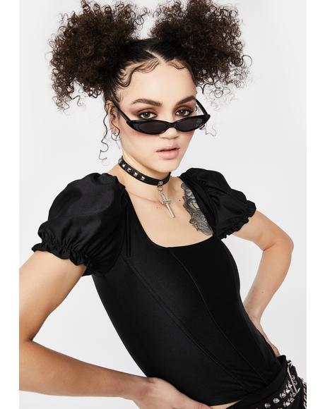 Deluxe Damage Satin Top