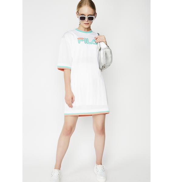 fila drew mesh dress