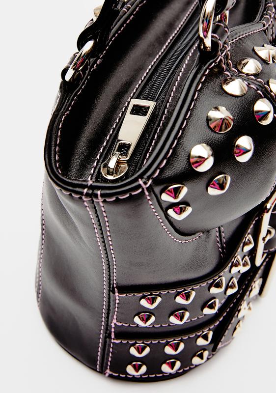Current Mood Vegan Leather Bondage Bustier Handbag | Dolls Kill
