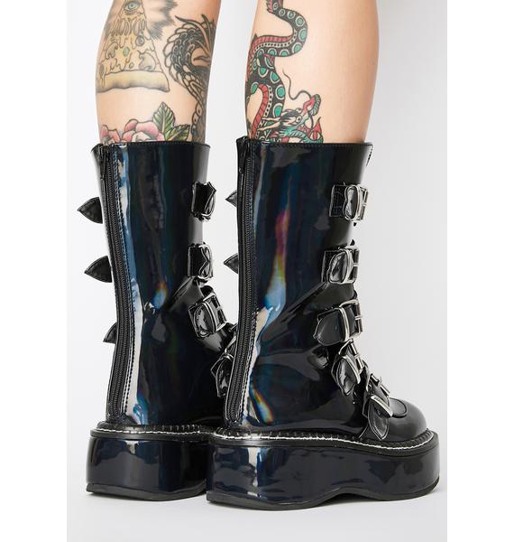 demonia boots heart