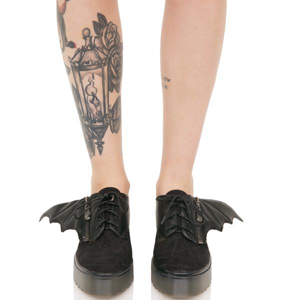 Iron Fist Walking In My  Heavy Sole Flats Dolls Kill