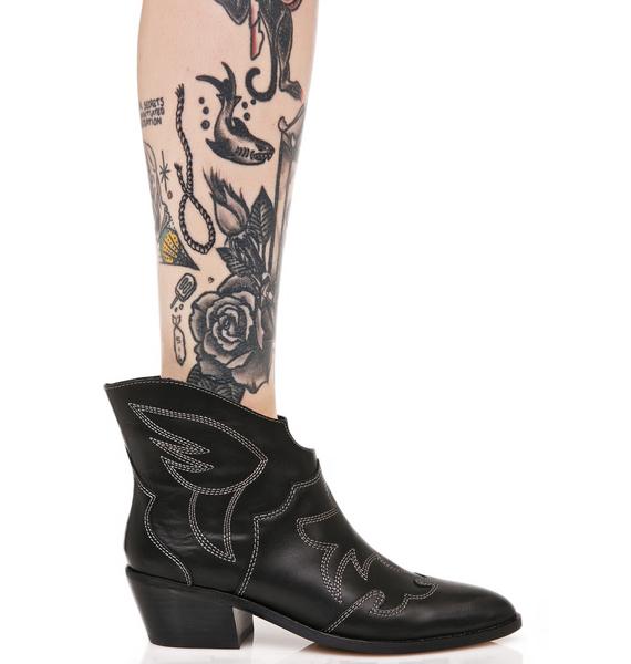 chinese laundry western bootie