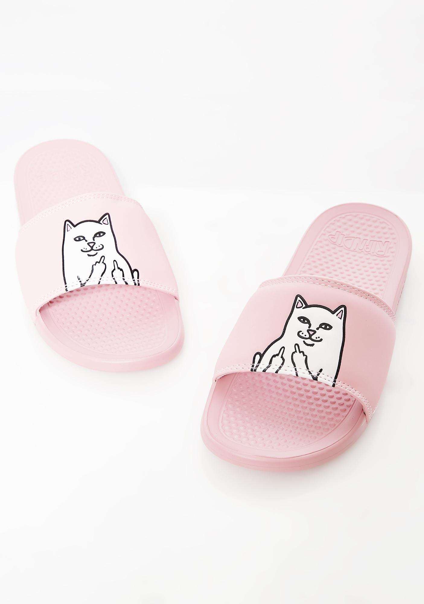 ripndip pink slides