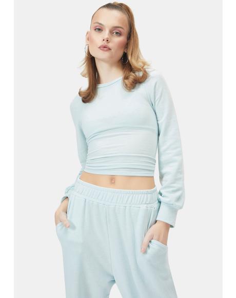 long sleeve underwire top