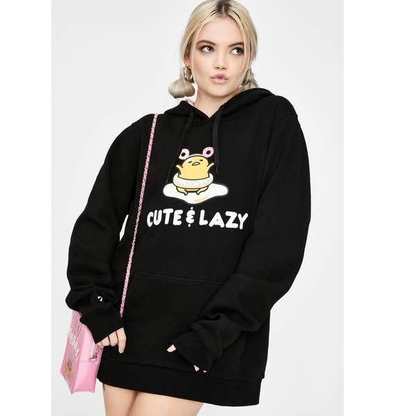 Tokidoki Cute N' Lazy Gudetama Graphic Hoodie | Dolls Kill