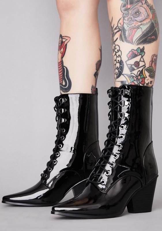 leather witch boots