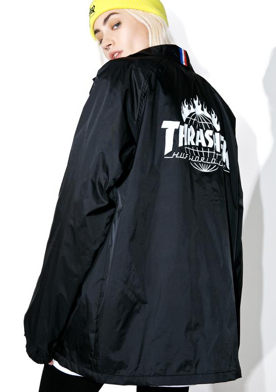 thrasher huf windbreaker