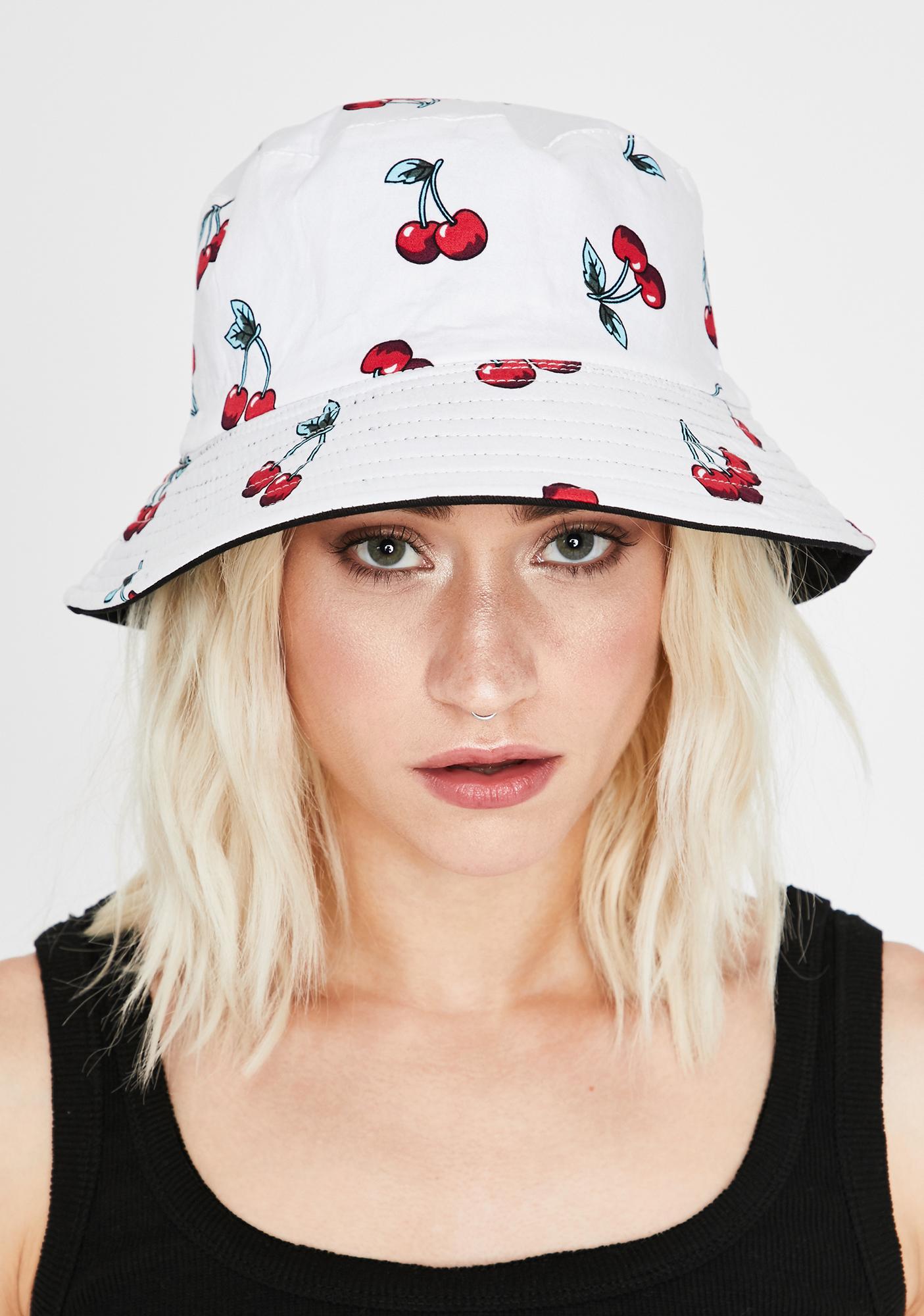 cherry bucket hat