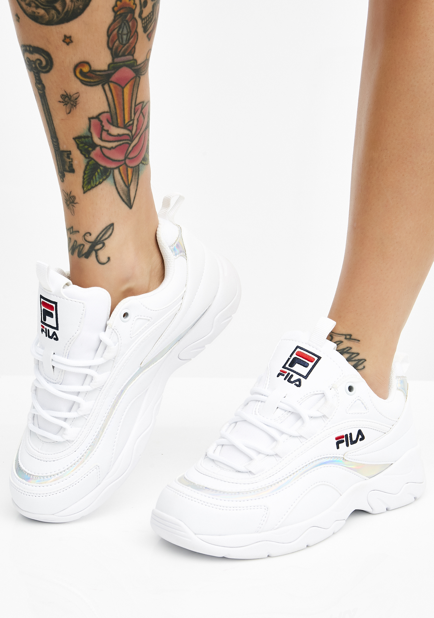 fila chunky ray holographic