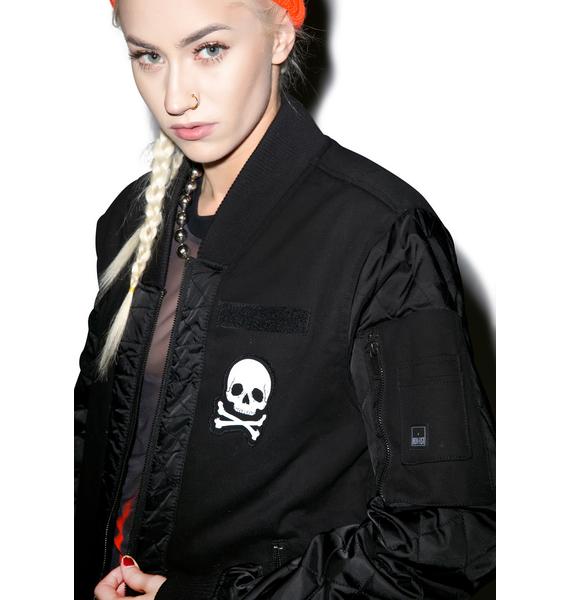 Iron Fist Engineered Print Bomber Jacket Dolls Kill