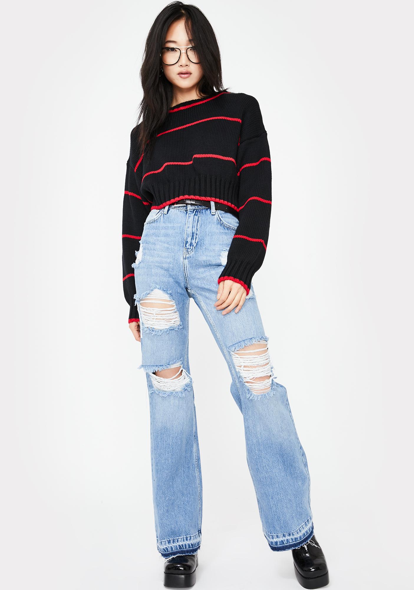 baggy flare jeans