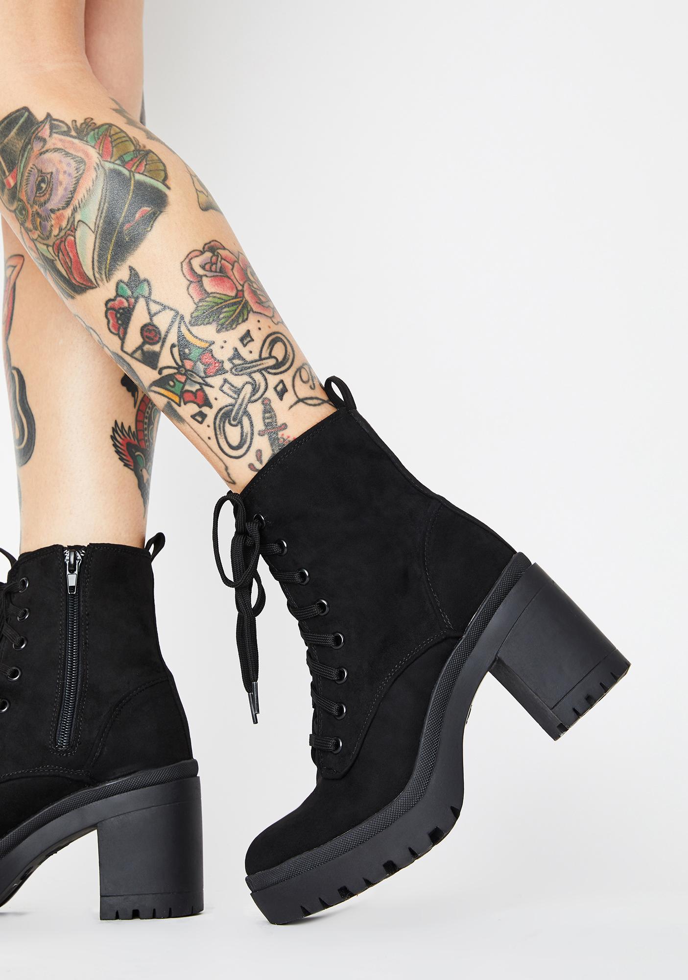 dolls kill chunky boots