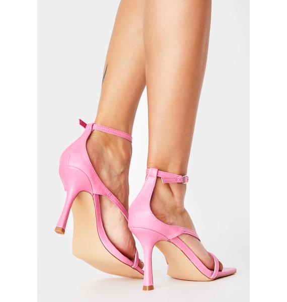 neon square toe heels