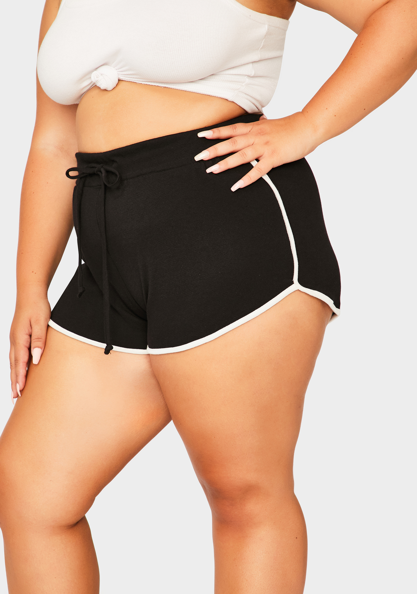 plus size dolphin shorts