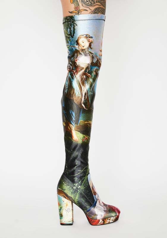 Da Vinci's Demons Thigh High Boots
