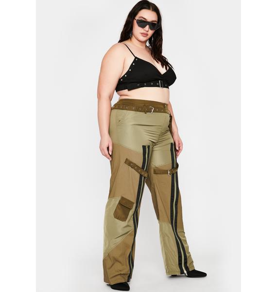 strappy cargo pants