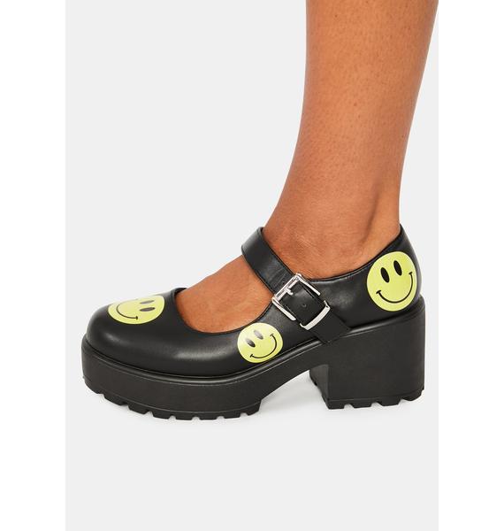 Tira Mary Janes 'Jinxxy Gummy Bear Edition', Black , Koi Footwear